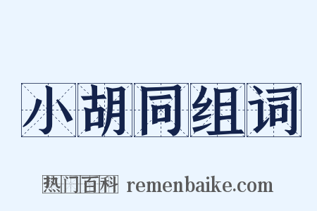 小胡同组词是什么意思的图片